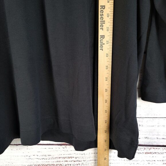 Duluth Trading Women's Shirt Long Sleeve 2X Crew Longtail Black NWT - Picture 2 of 9